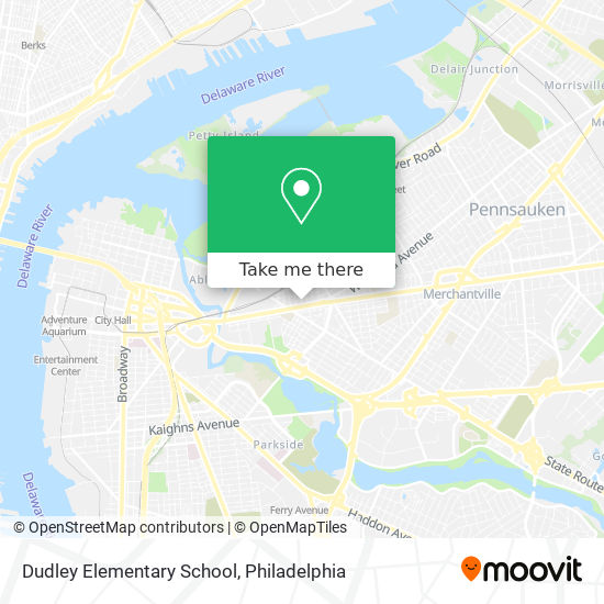 Dudley Elementary School map