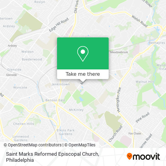 Mapa de Saint Marks Reformed Episcopal Church