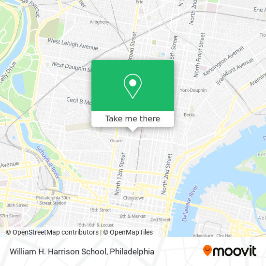 Mapa de William H. Harrison School