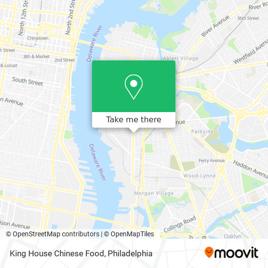 Mapa de King House Chinese Food