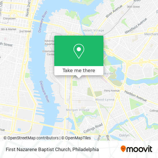 First Nazarene Baptist Church map