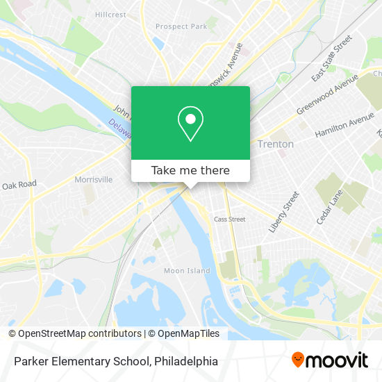 Mapa de Parker Elementary School