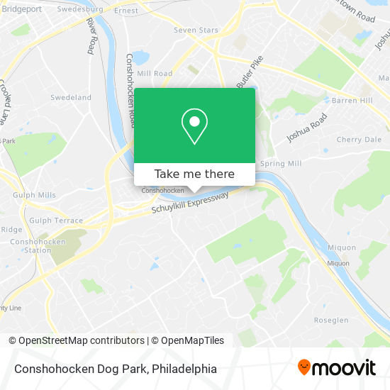 Mapa de Conshohocken Dog Park