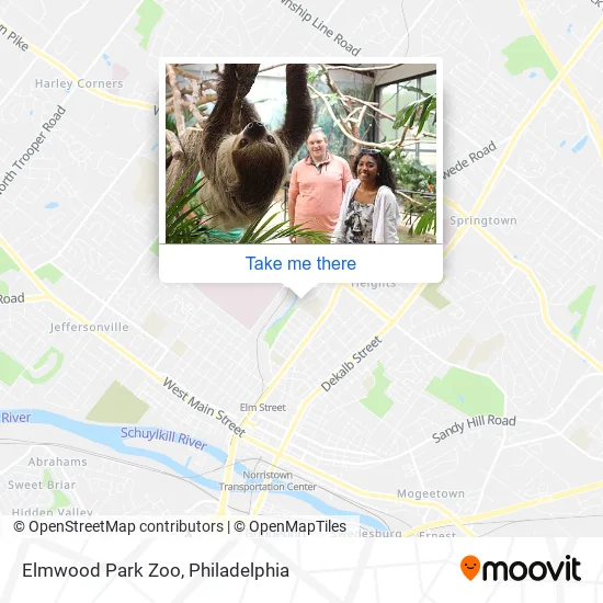 Elmwood Park Zoo Map How To Get To Elmwood Park Zoo In Norristown By Bus, Train Or Subway?