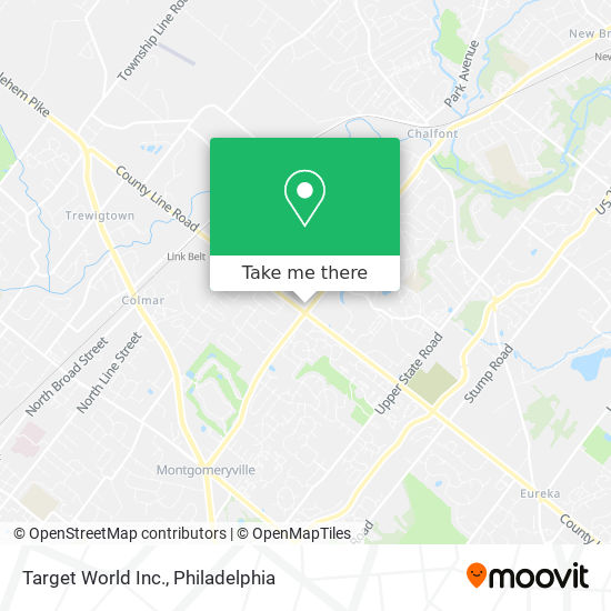 Target World Inc. map