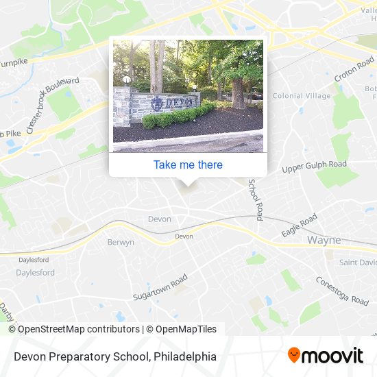 Devon Preparatory School map