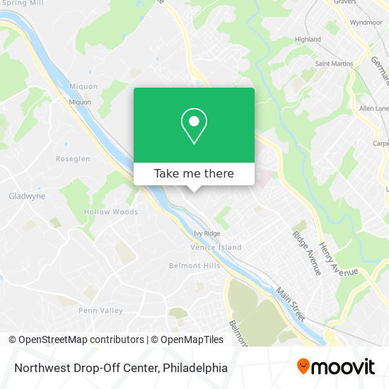 Mapa de Northwest Drop-Off Center