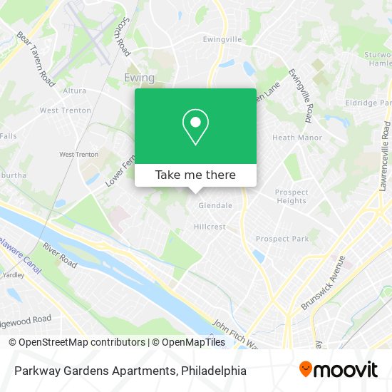 Parkway Gardens Apartments map