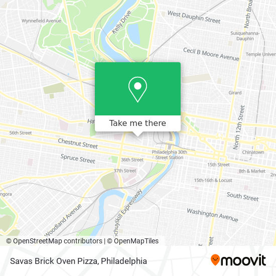 Savas Brick Oven Pizza map