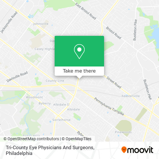 Tri-County Eye Physicians And Surgeons map