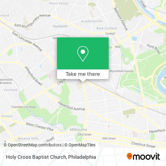 Mapa de Holy Cross Baptist Church