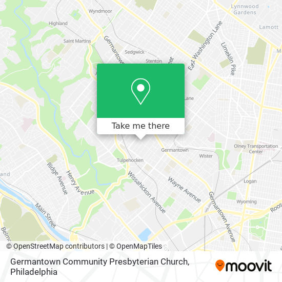 Germantown Community Presbyterian Church map
