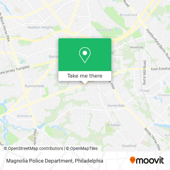 Mapa de Magnolia Police Department