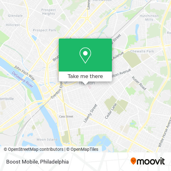 Boost Mobile map