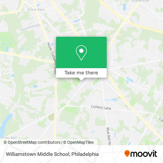 Williamstown Middle School map