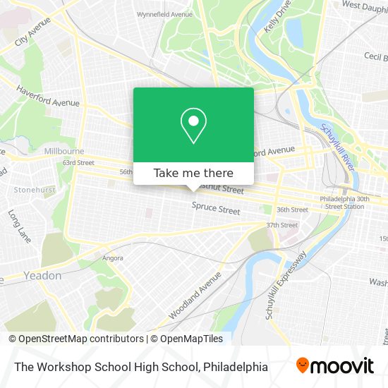 Mapa de The Workshop School High School