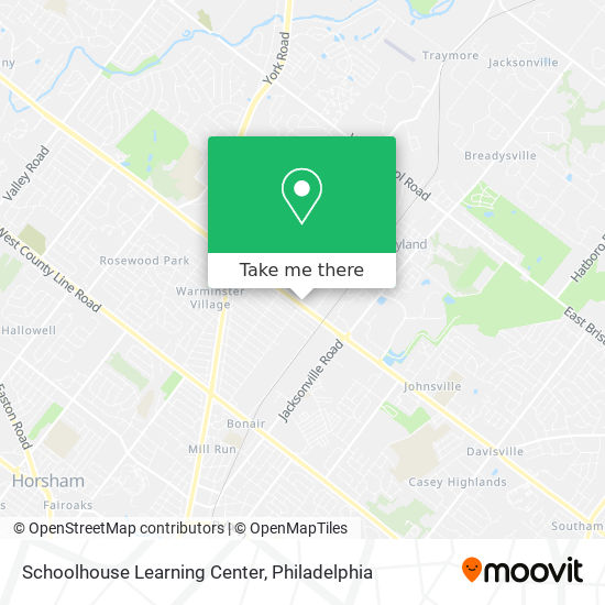 Mapa de Schoolhouse Learning Center