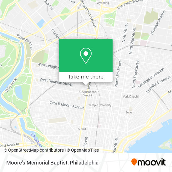 Mapa de Moore's Memorial Baptist