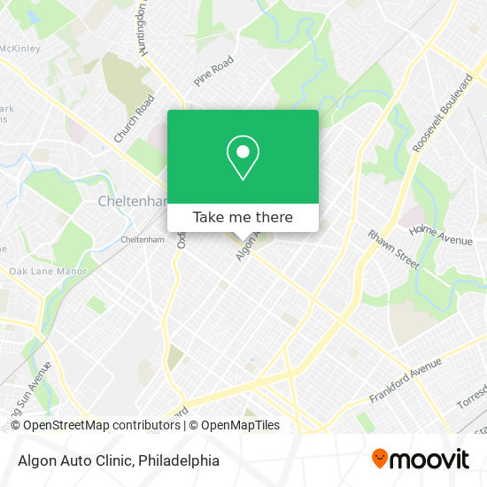 Mapa de Algon Auto Clinic