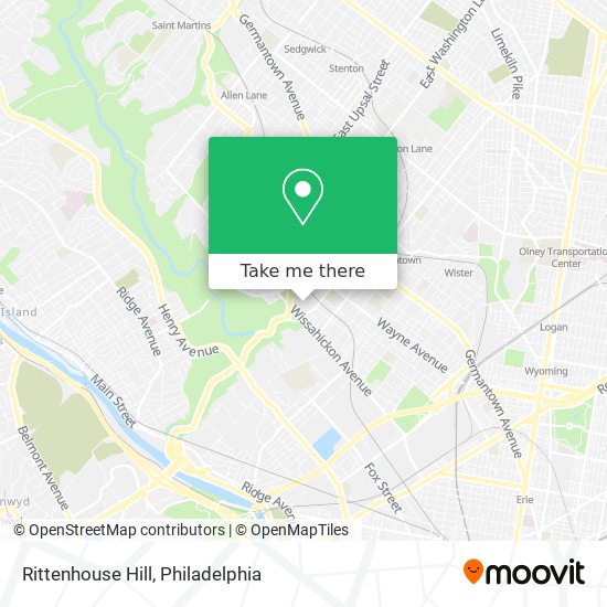 Mapa de Rittenhouse Hill