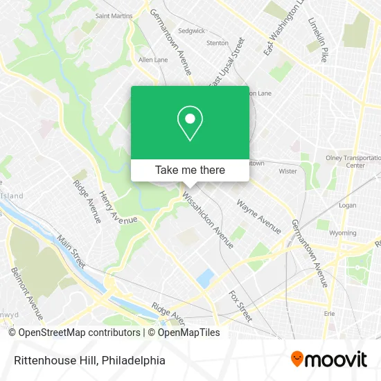 Rittenhouse Hill map