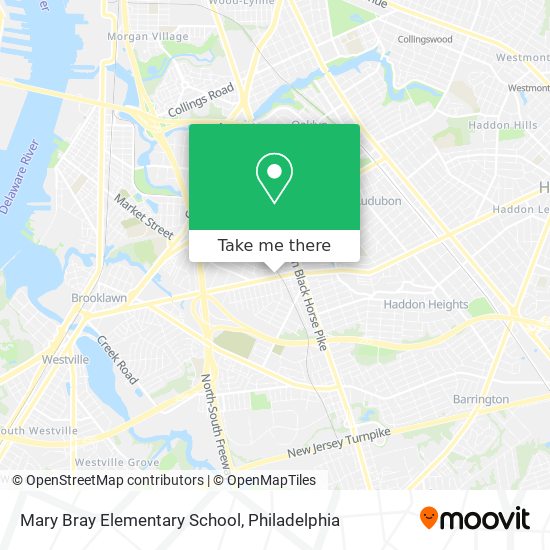 Mary Bray Elementary School map