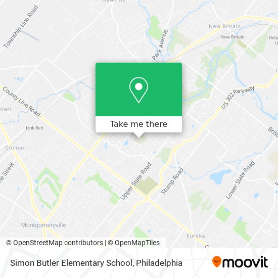 Mapa de Simon Butler Elementary School
