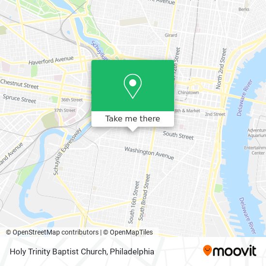 Holy Trinity Baptist Church map