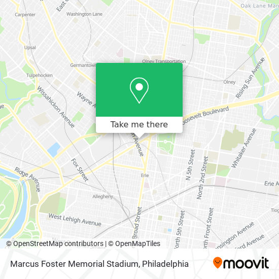 Mapa de Marcus Foster Memorial Stadium