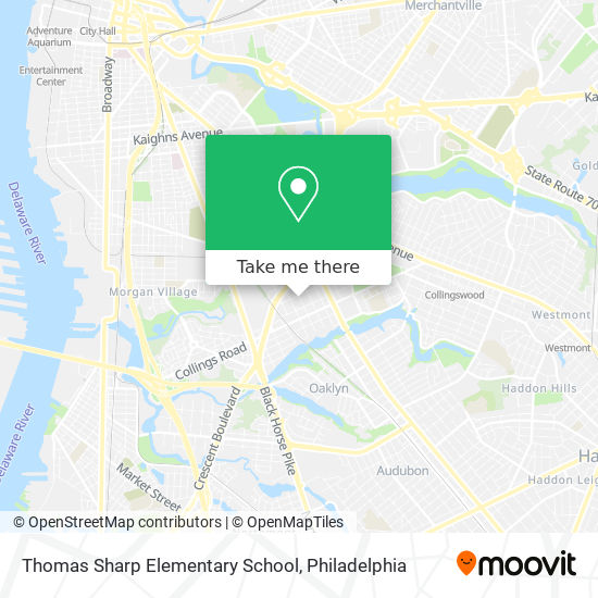 Thomas Sharp Elementary School map