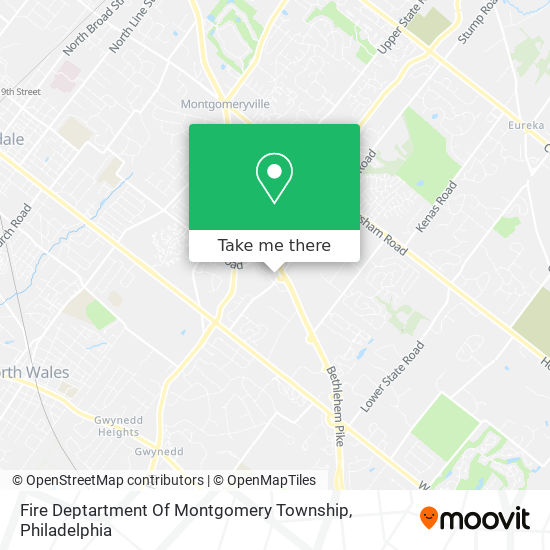 Mapa de Fire Deptartment Of Montgomery Township