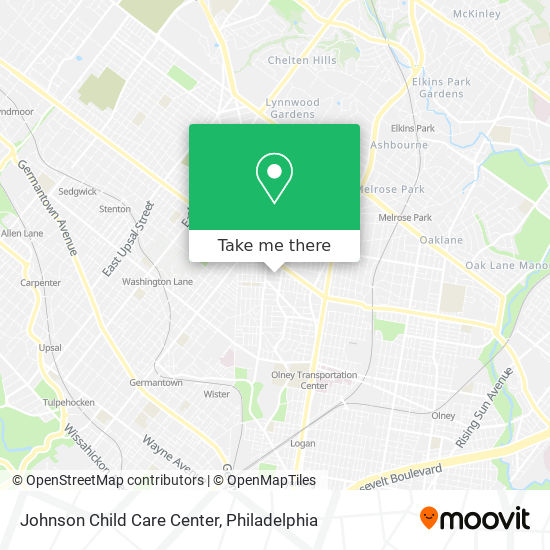 Johnson Child Care Center map