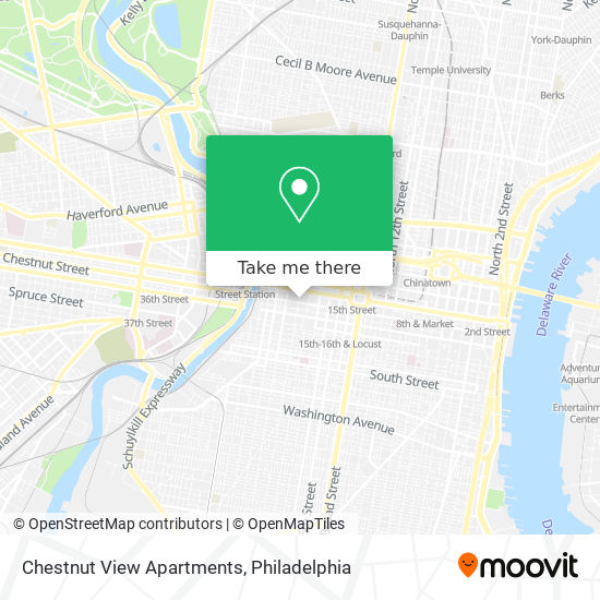 Mapa de Chestnut View Apartments