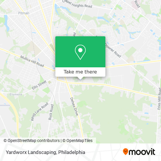 Yardworx Landscaping map