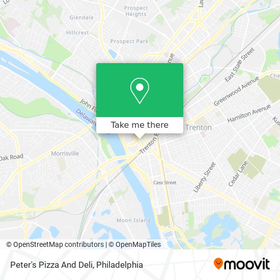 Mapa de Peter's Pizza And Deli