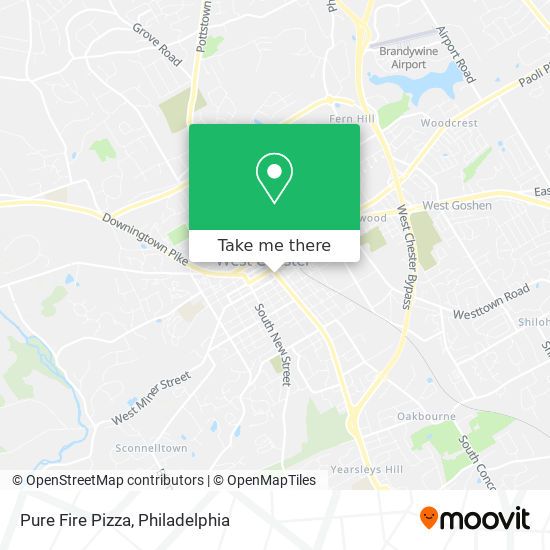 Pure Fire Pizza map