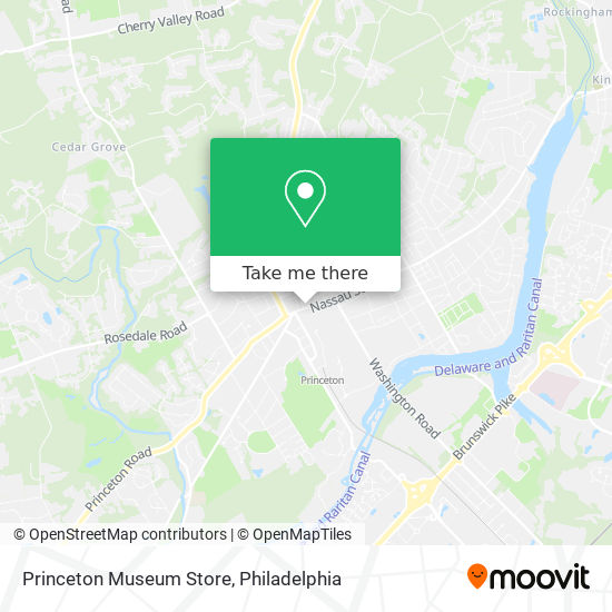 Princeton Museum Store map