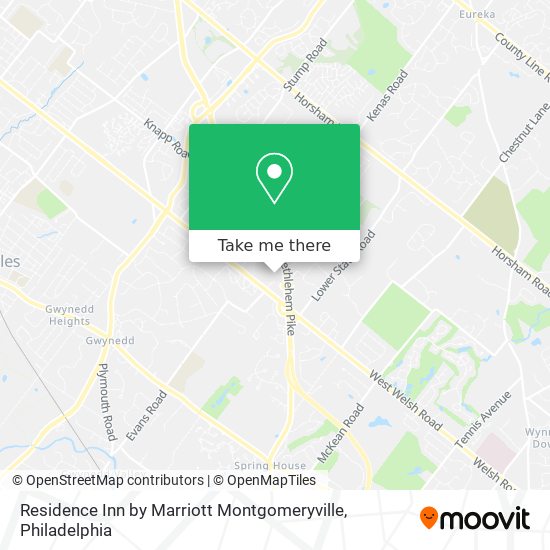 Residence Inn by Marriott Montgomeryville map