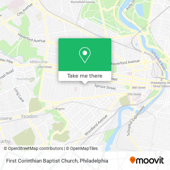 First Corinthian Baptist Church map