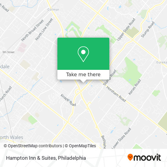 Hampton Inn & Suites map