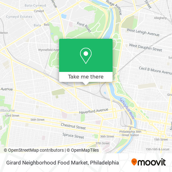 Mapa de Girard Neighborhood Food Market