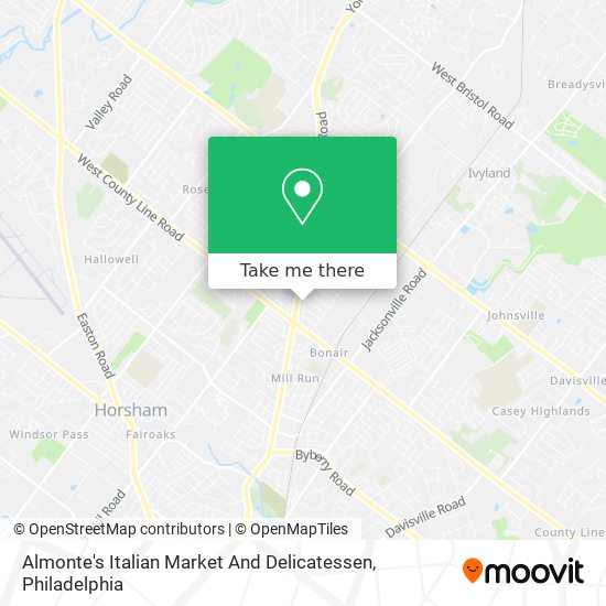 Mapa de Almonte's Italian Market And Delicatessen