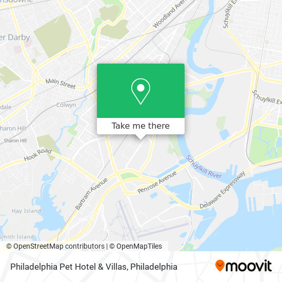 Philadelphia Pet Hotel & Villas map