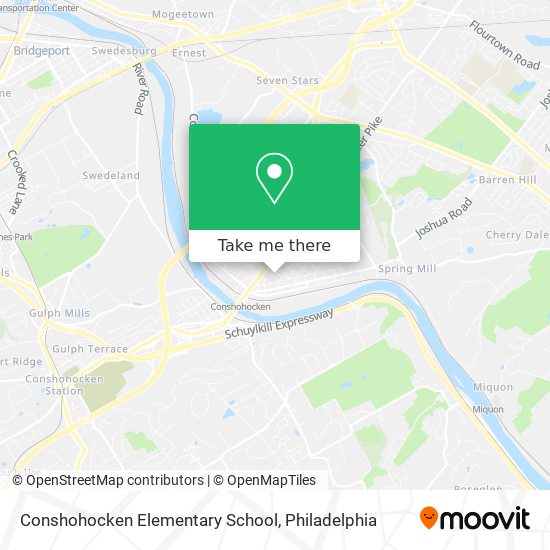 Conshohocken Elementary School map