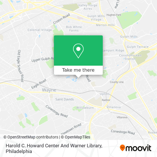 Harold C. Howard Center And Warner Library map