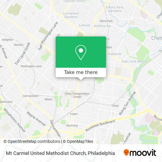 Mapa de Mt Carmel United Methodist Church