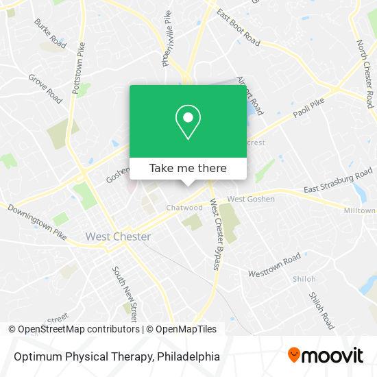 Optimum Physical Therapy map