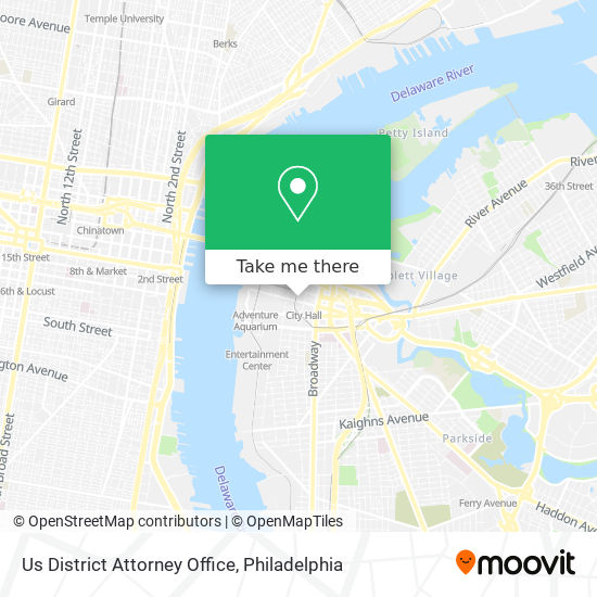 Us District Attorney Office map