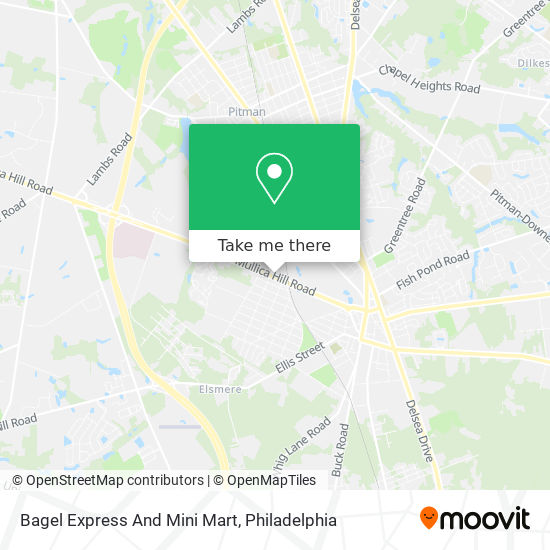 Mapa de Bagel Express And Mini Mart