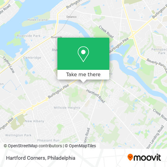 Hartford Corners map